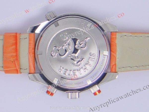Omega Seamaster Co-Axial Omega Planet Ocean Replica Orange Chronograph Watch 1