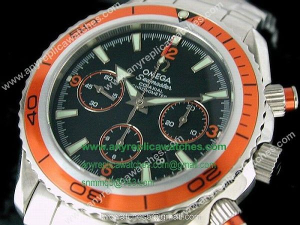 Omega Seamaster Planet Ocean Replica Chronograph Quartz Watch 1