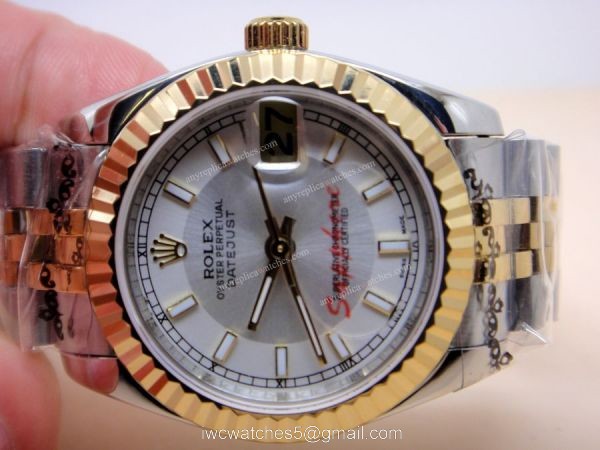 Rolex Datejust Watch 2-Tone Jubilee Silver Face Medium 31mm 1