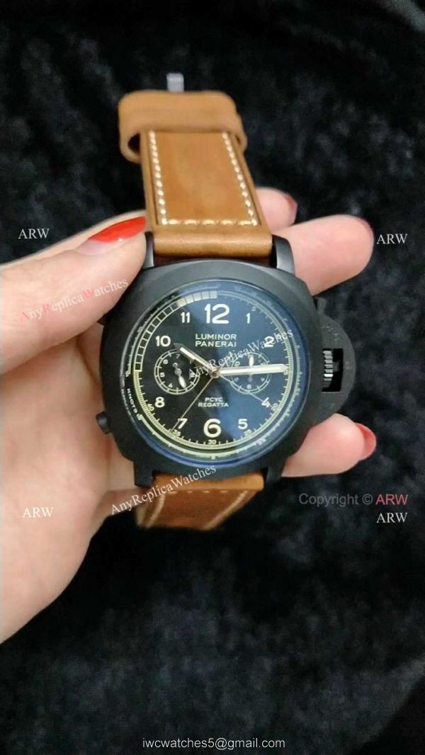 Panerai PAM 653 Luminor Chrono Replica Regatta Watch Green Inner 1