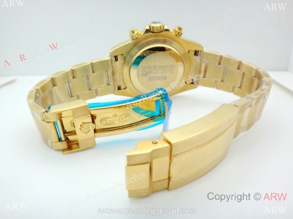 Rolex Rainbow Replica Watch 40mm Yellow Gold Automatic Movement 1