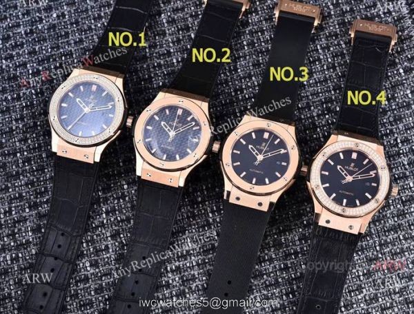 Newest Replica Hublot Classic Fusion Watches Rose Gold 42mm 1