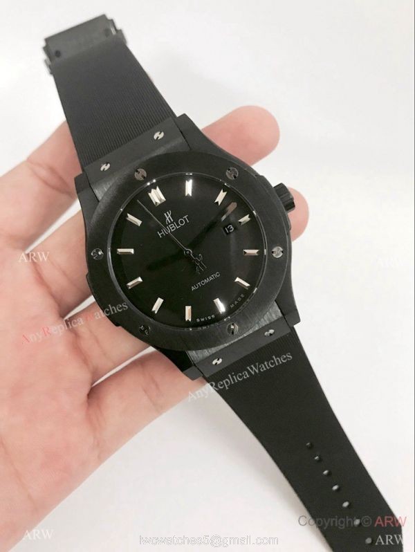 Newst Style Hublot Big Bang Limited Edition Watch Replica All Black 1