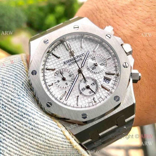 Best Quality Audemars Piguet Royal Oak Gray Chronograph Dial Watches 1