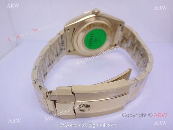 Rolex Sky Dweller Gold Replica Watch 42mm w/ Working Time Zone 1