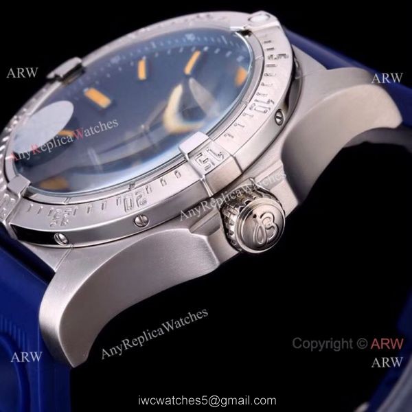 2018 New Breitling Avenger Blackbird Replica Watch Blue Band w Blue Face 1
