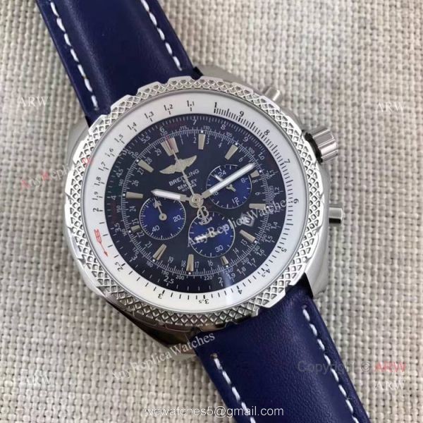 Breitling 1884 Bentley Motors T Chronograph Blue Subdials Watch 1
