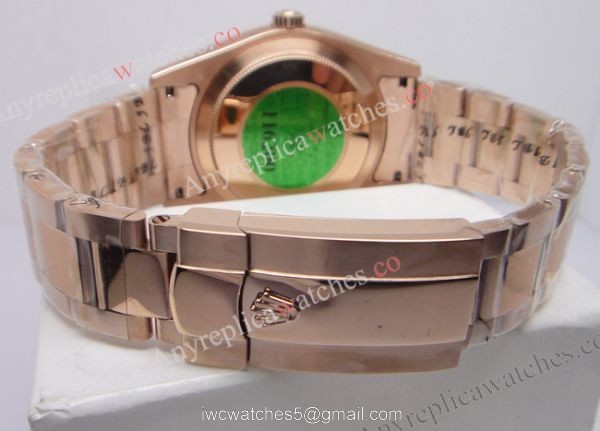 Rolex Sky Dweller Rose Gold Replica Watch 40mm with Working Time Zone 1