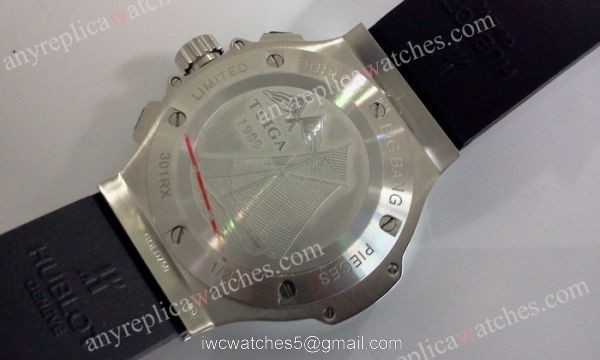 Replica Hublot Big Bang Watch SS Black Chronograph Japan Movement 1