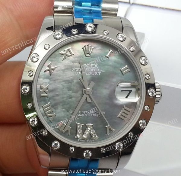 ROLEX DATEJUST SPECIAL EDITION VI Diamond Marker / BLACK MOP DIAL 1