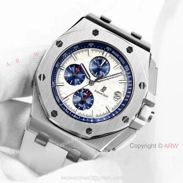 Audemars Piguet Knock off Wholesale AP Royal Oak Offshore White Dial Watch 1