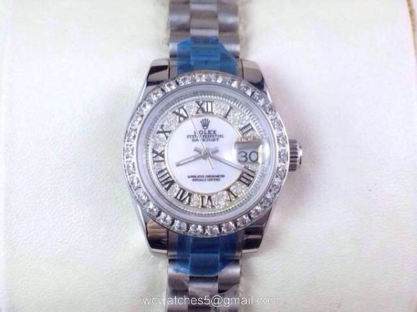 Rolex Presidential Diamond Bezel Replica Watch Day Date 36mm 1