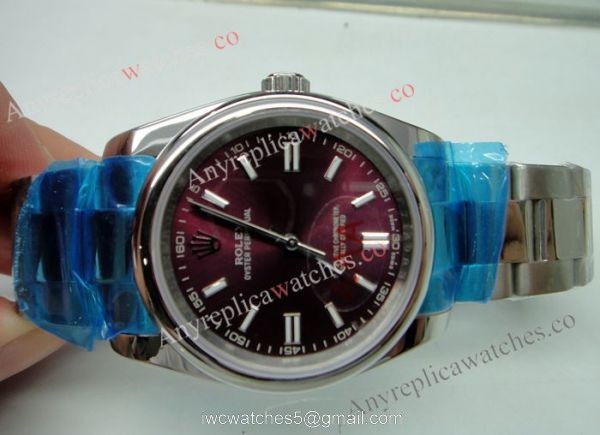 Replica Red Face Rolex Oyster Perpetual Watch 36mm or 39mm 1