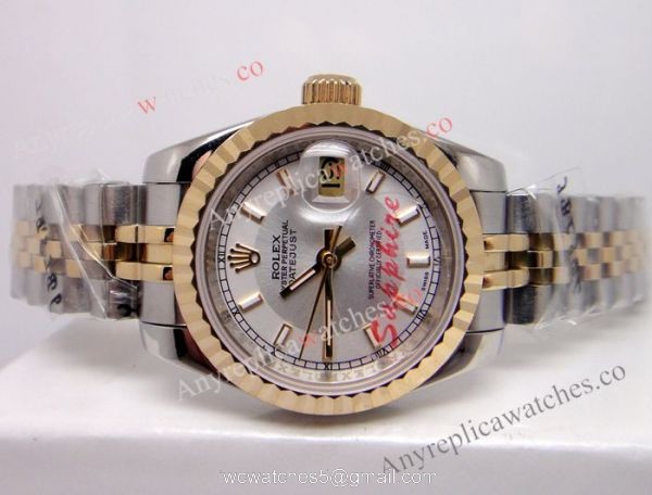 Replica Rolex lady Datejust Watch 2-Tone Jubilee 26mm Watch 1