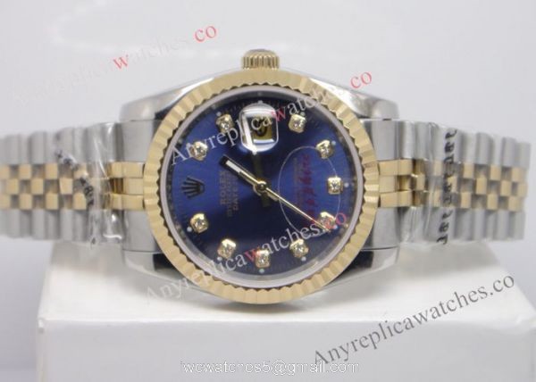 Rolex Datejust Blue Face Jubilee 36mm Men Watch Rolex 16233 Fake Bracelet 1