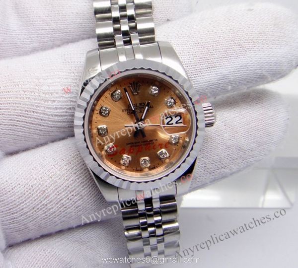 Replica Rolex Lady Datejust Watch Stainless Steel Ladies Watch 1