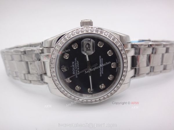 Rolex Datejust Pearlmaster 36mm Replica Rolex Diamond Bezel Watch 1