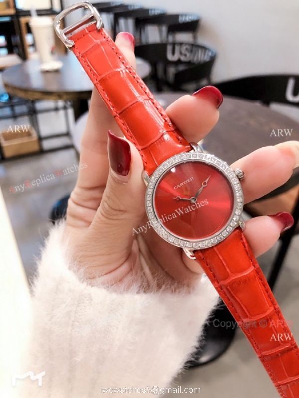 2019 New Cartier SS Diamond Watches Japan Quartz Best Replica 1