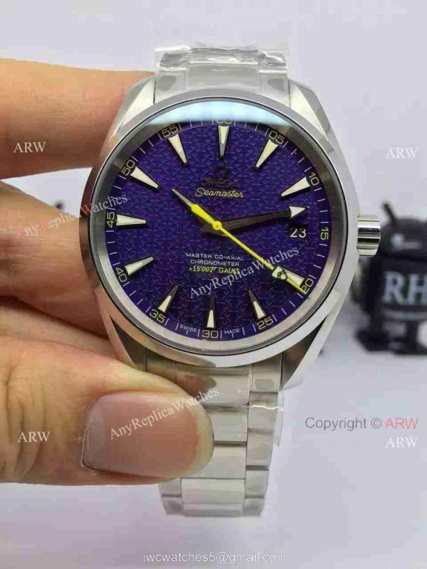Omega Seamaster 007 Gauss SS Black Replilca watch 8507 1