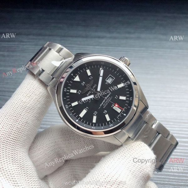 Breitling Superocean Steel Automatic Replica Watch Blue Dial 1