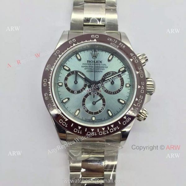 JF Factory Rolex Daytona 50th Anniversary Replica watch Ice Blue Dial 1
