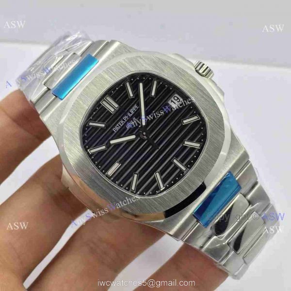 AAA Grade Swiss Copy Patek Philippe Geneve Watch Black Dial 1