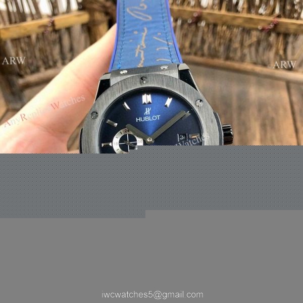 Copy Hublot Classic Fusion Black Case Automatic Watches 42mm 1