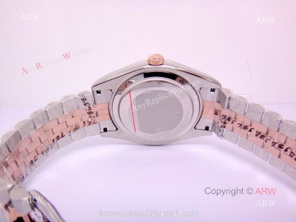 Copy Rolex Datejust 41mm 2-Tone Rose Gold Diamond Men Watch 41mm 1