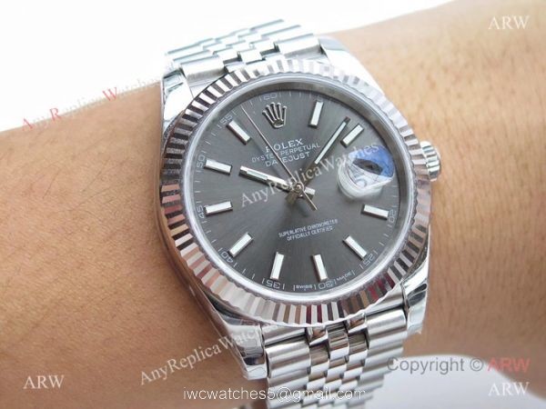 EW Factory Swiss Cal.3235 Movement Replica Rolex Datejust 41mm Paraflex Watch 1