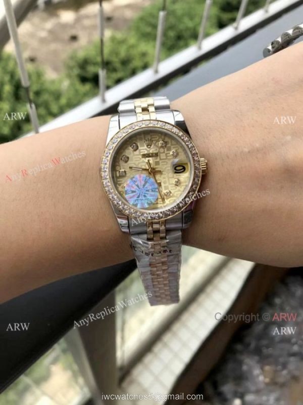 31mm Rolex Datejust Jubilee Diamond Watches Rolex 16233 Fake For Sale 1