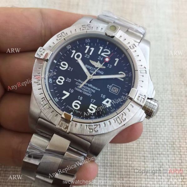 Copy Breitling Superocean Stainless Steel Arabic Markers Watch 1