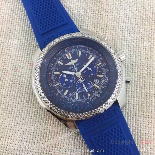 Fake BREITLING Bentley Motors T SS Blue Dial Rubber Watch 1