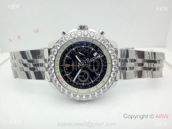 Replica Breitling For Bentley Motors Diamond Bezel Watch For Sale 1