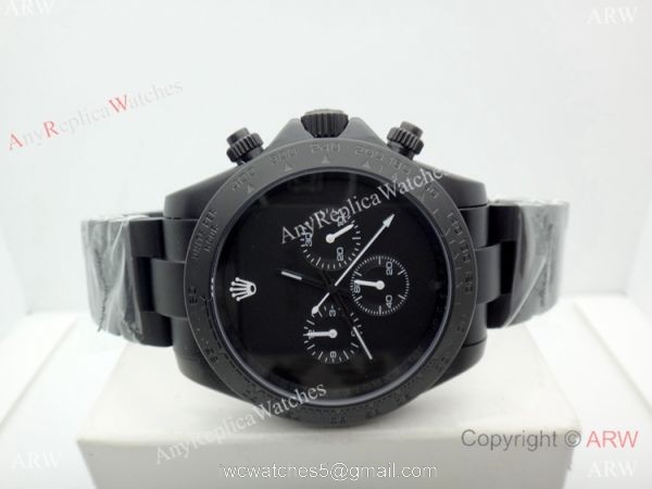 Newest Replica Rolex Daytona Automatic Watch w/ All Black Case 1