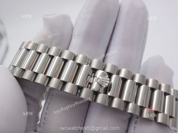 Rolex Day Date Ice Blue Replica Watch 40mm Stainless Steel Presidential 1