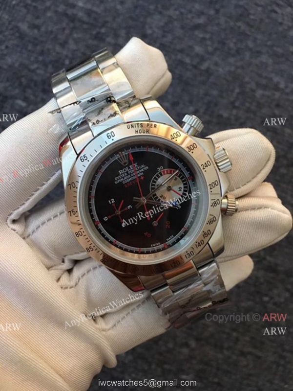 Replica Rolex BREVET Daytona SS Black Ceramic Watch Very Cool Rolex 1