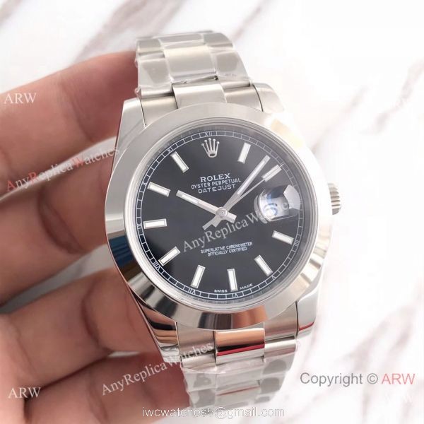 NEW UPGRADED Rolex Datejust 2 Oyster SS Stick Markers Watch Replica 1