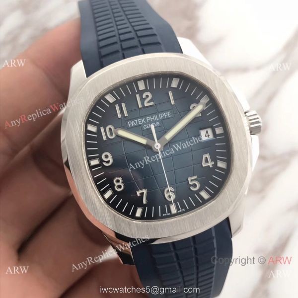 Swiss Grade Patek Philippe Aquanaut 5168G Watch SS Blue Dial 1