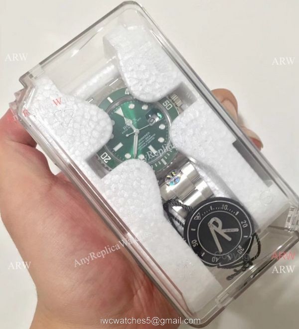 AR Factory Rolex Submariner 116610LV Swiss ETA2824 Green Face Watch 40mm 1