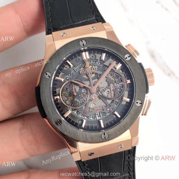Swiss Grade 7750 Replica Hublot Big Bang Rose Gold 44mm Watch 1