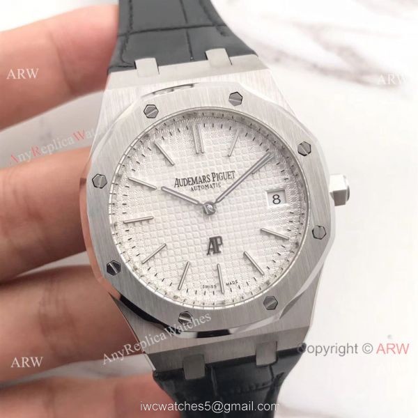 Best Replica Audemars Piguet Extra Thin Men Wristwatch SS White Face 1