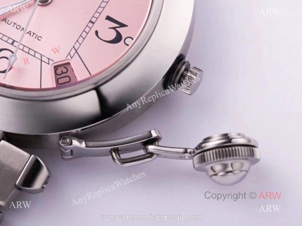 Faux Cartier Pasha 2020 Ladies Watches Cartier Pasha Automatic With Pink Dial 1
