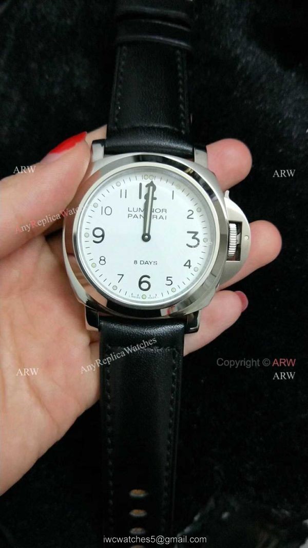 Luminor Panerai 8 Days White Dial Replica Watch PAM561 1