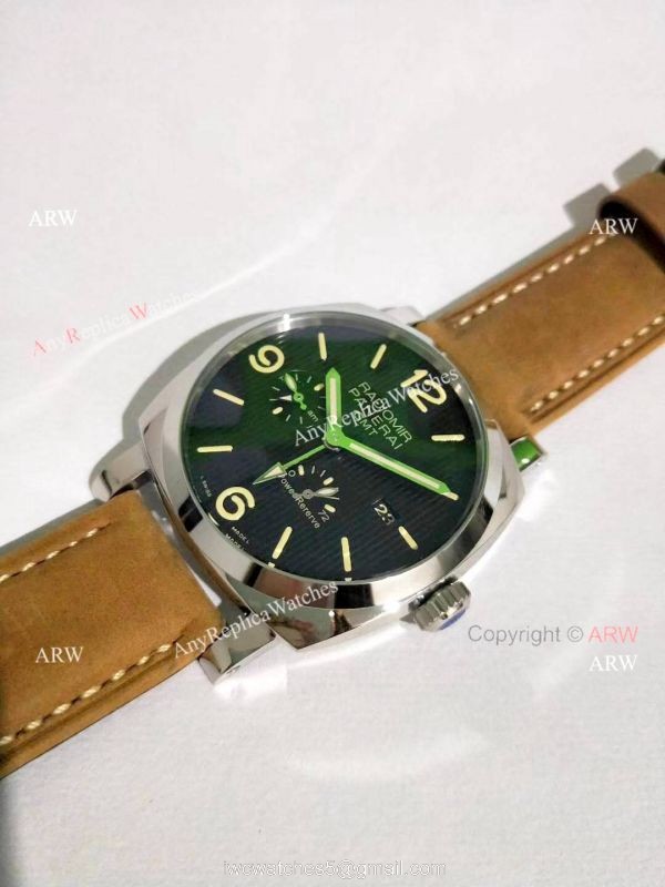 Best Panerai Radiomir GMT Power Reserve Black Dial Watch Pam 658 1