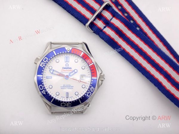 High Quality Replica Omega Watches Omega Commanders 007 James Bond Watch Nylon Strap 1