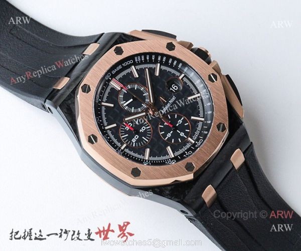 JF AUDEMARS PIGUET 26400 CAL.3126 44MM ROSE GOLD CASE WATCH 1