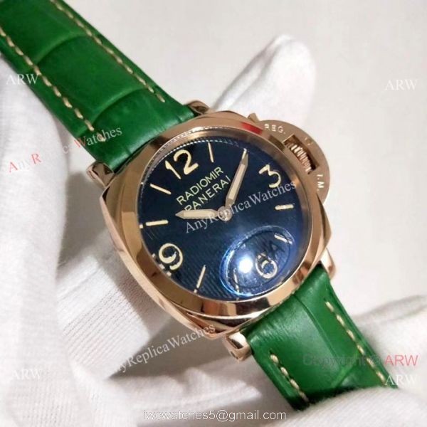 Copy Panerai Radiomir Rose Gold Women Watch Quartz Movement 1