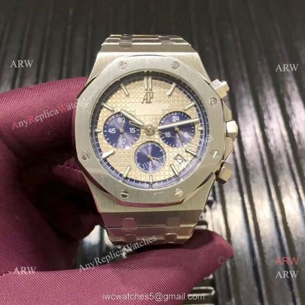 Audemars Piguet Royal Oak Sand Case White Dial Watches 44mm AP Watch 1