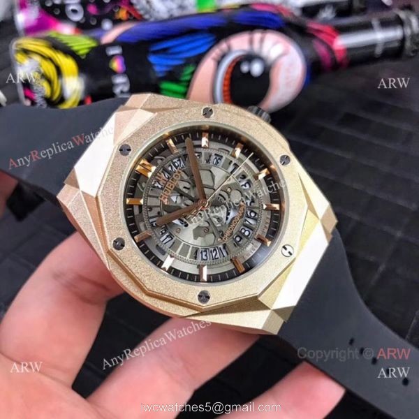 New Replica Hublot Big Bang Quartz Watch Skeleton Dial 1