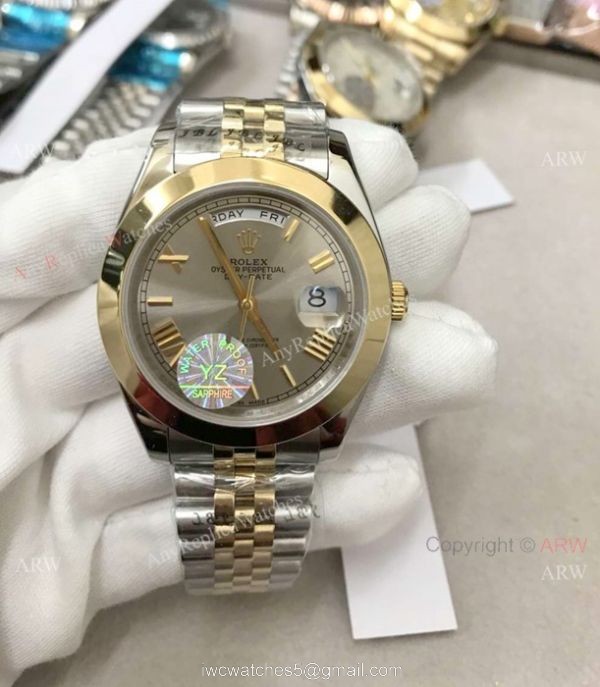 Best Replica Rolex Day-Date Two Tone Jubilee Watches 40mm 1